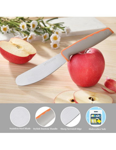 Espátula de Mantequilla Little Cook 11.9 cm Acero Inoxidable