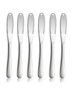 Set de 6 Cuchillos para Mantequilla Hunnycook 22 cm Acero Inoxidable