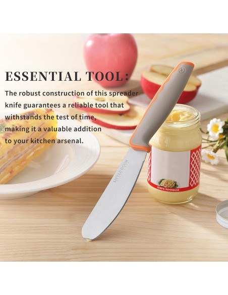 Espátula de Mantequilla Little Cook 11.9 cm Acero Inoxidable