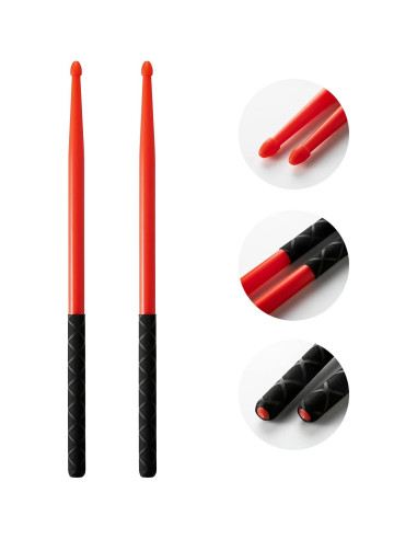 Baquetas de Nylon Tamaño 40.6cm 2 pares Antideslizantes