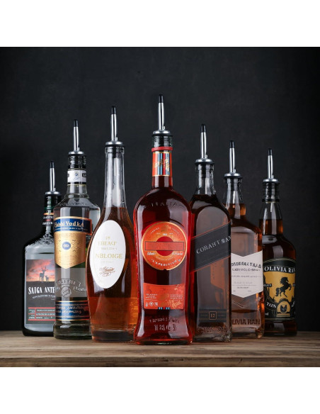 Vertedores de Licor AOZITA 12 Pack Acero Inoxidable 29.57ml