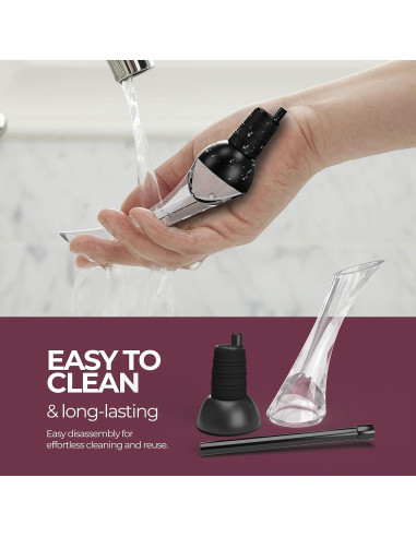 Aerador de Vino Roozzen con Vertedor Sin Derrames - 136g