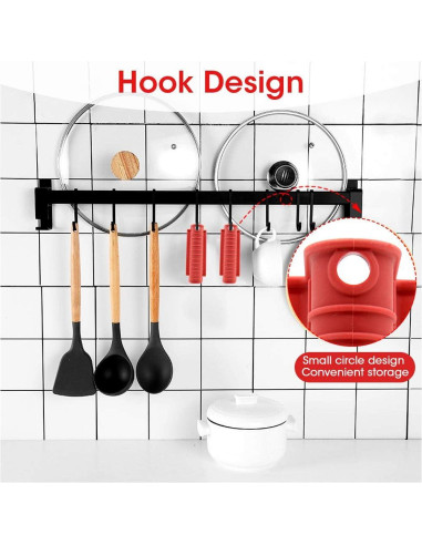 Funda de Mango de Sartén de Silicona OMGREI 4 Piezas Rojo