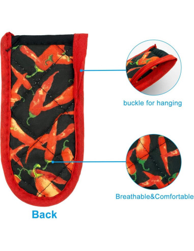 Cubiertas de Mango de Sartén de Hierro Fundido Evoio - 4 Piezas