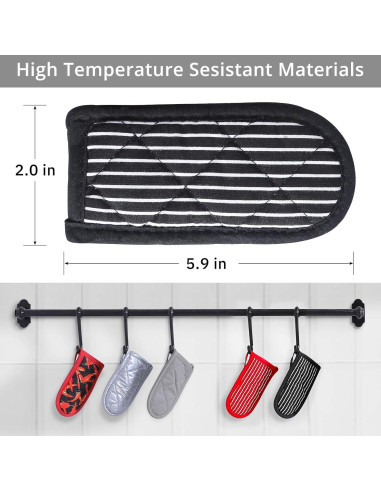 Cubiertas de Mango de Sartenes de Hierro Fundido Leadiy 2 Pcs