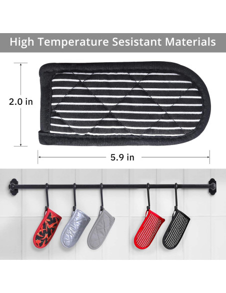 Cubiertas de Mango de Sartenes de Hierro Fundido Leadiy 2 Pcs