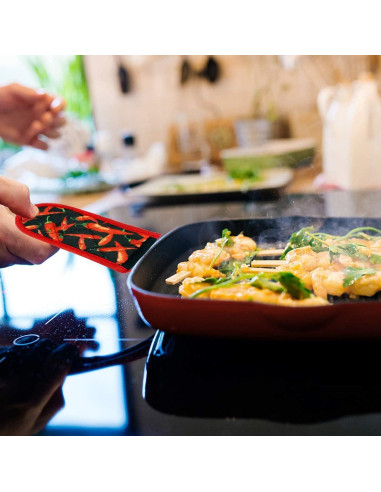 Cubiertas de Mango de Sartén de Hierro Fundido Evoio - 4 Piezas
