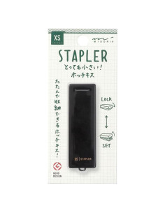 Engrapadora Compacta Midori XS Negra 60.3g
