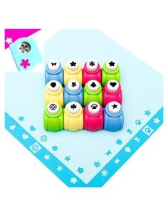 Juego de 12 Troqueles de Papel Xing Rui Ge para Manualidades