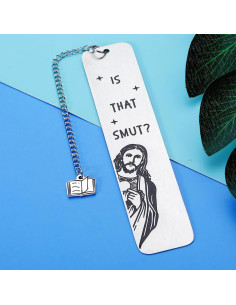 Marcador Divertido de Acero Inoxidable Aeolussoms - Regalo para Amantes de los Libros 2