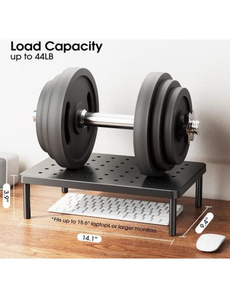 Soporte Ergonómico para Monitor WiseBegan 35.8x23.9cm