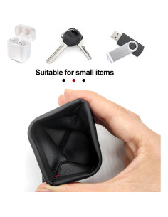 Funda de Almacenamiento para Auriculares Quacc 3pcs Negro 2