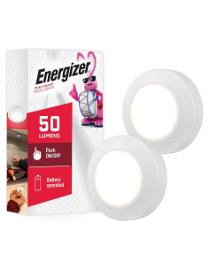 Luces LED Energizer Disco Blanca 2 Paquete 50 Lúmenes