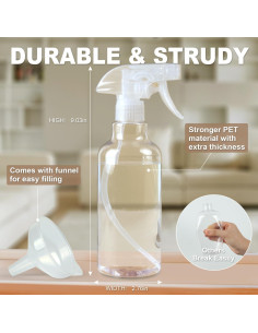 Botellas de Spray de Plástico Airbee 500 ml Paquete de 2 2