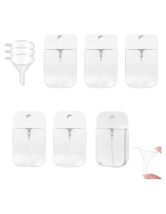 6 Botellas de Spray Transparentes 50ml LMYzhijia Recargables