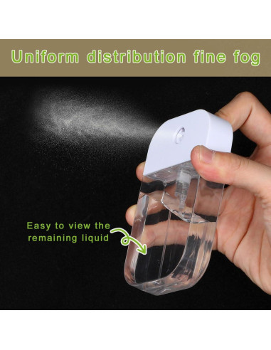 6 Botellas de Spray Transparentes 50ml LMYzhijia Recargables