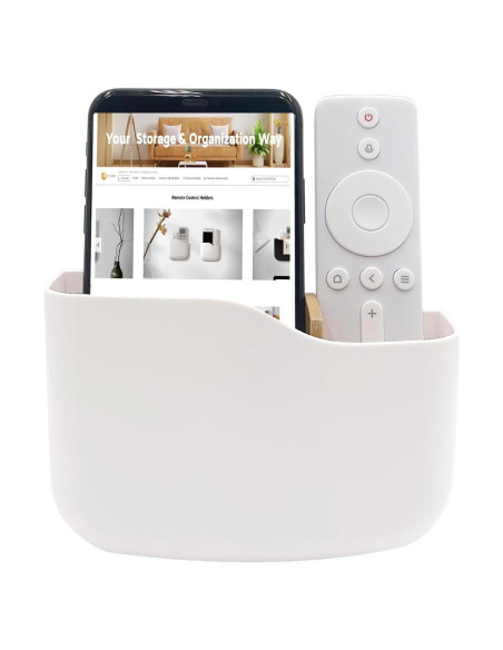 Soporte Adhesivo para Control Remoto SUNFICON Blanco 14x5x9cm