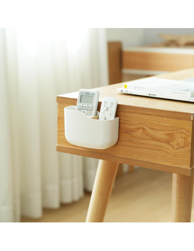 Soporte Adhesivo para Control Remoto SUNFICON Blanco 14x5x9cm