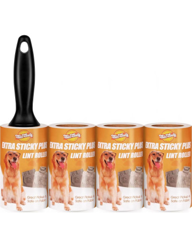Rodillo de Pelusa WulaWindy 240 Hojas para Pelo de Mascotas