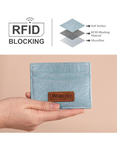 Titular de Tarjeta RFID Mujer Montana West Minimalista 2