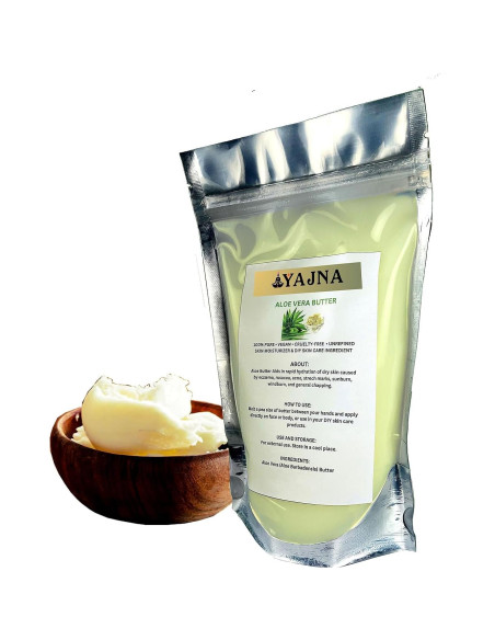 Mantequilla de Aloe Vera Orgánica 100% Pura 115g - Hidratante