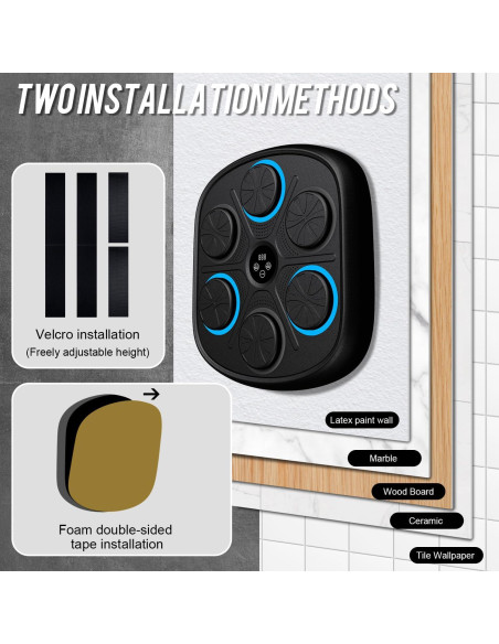 Máquina de Boxeo Musical BIRDDIE MB2829 con Guantes