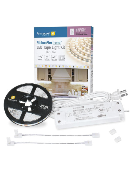 Kit de luz LED Armacost Lighting 16 pies regulable 3000K