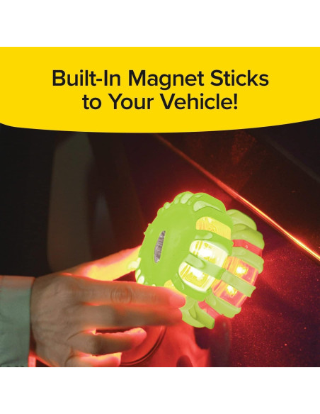 Bengala LED Lizard Flare 15 LEDs 9 Modos de Seguridad Verde