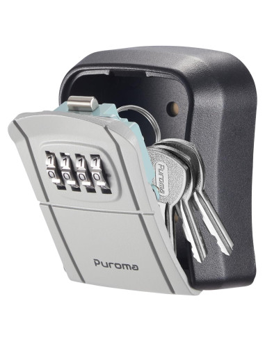 Caja de Llaves Montada en la Pared Puroma con Combinación 4 Dígitos