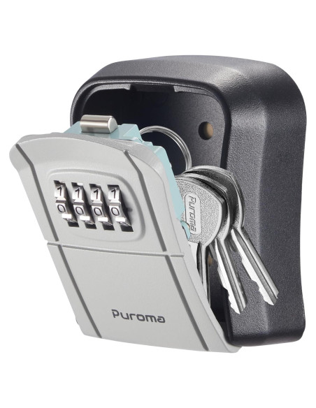 Caja de Llaves Montada en la Pared Puroma con Combinación 4 Dígitos