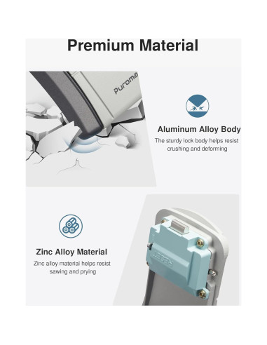 Caja de Llaves Montada en la Pared Puroma con Combinación 4 Dígitos