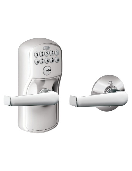 Candado Electrónico Schlage FE575 PLY 626 ELA con Teclado y Auto-Bloqueo