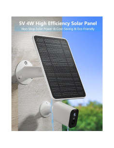 Panel Solar FOHOA para Eufycam 2C/2 Pro, 4W, 3 Paquete 2
