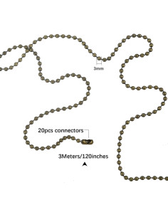 Cadena de Tirar para Ventilador de Techo Dotlite 304.8 cm Bronce 2