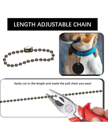 Cadena de Tirar para Ventilador de Techo Dotlite 304.8 cm Bronce