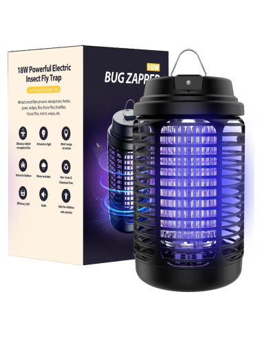 Zapper de Insectos Eléctrico VANELC 4000V Impermeable 1.05kg