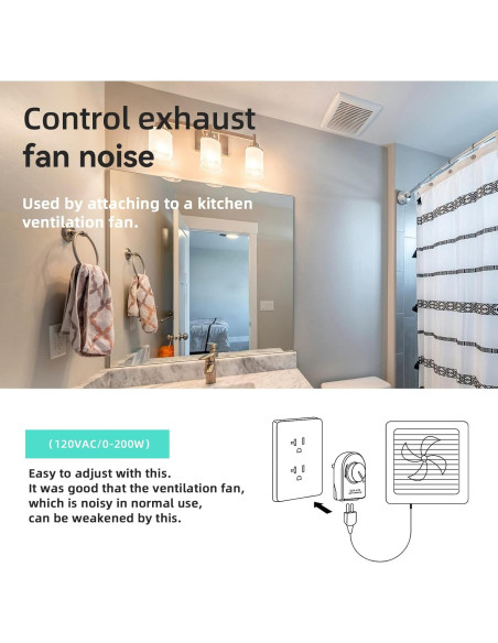 Regulador Enchufable SHENZHEN 330A para Lámparas y Ventiladores 120V Regulador Enchufable SHENZHEN 330A para Lámparas y Ventiladores 120V