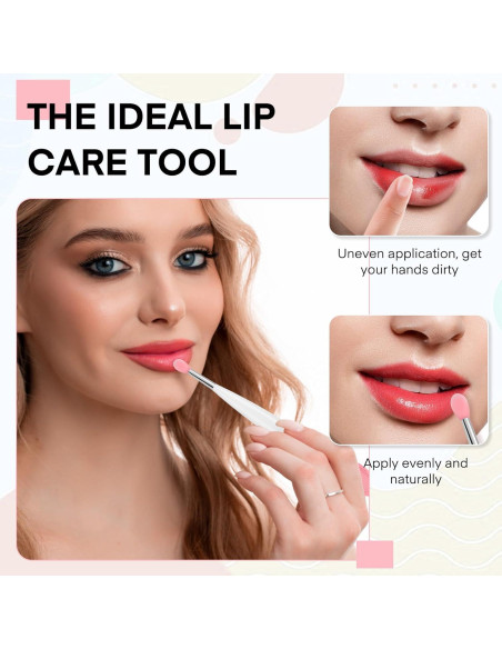 Cepillo Exfoliante de Labios Unaone - 2 Piezas Silicona