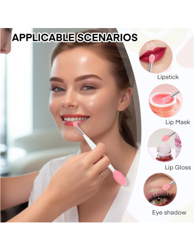 Cepillo Exfoliante de Labios Unaone - 2 Piezas Silicona