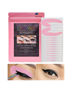 Plantillas de Eyeliner Beth Bender - 24 Piezas Hipoalergénicas