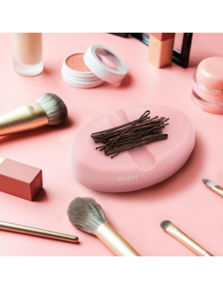 Sujeta Pinzas Magnético Sizobi Rosa - Organizador Multifuncional