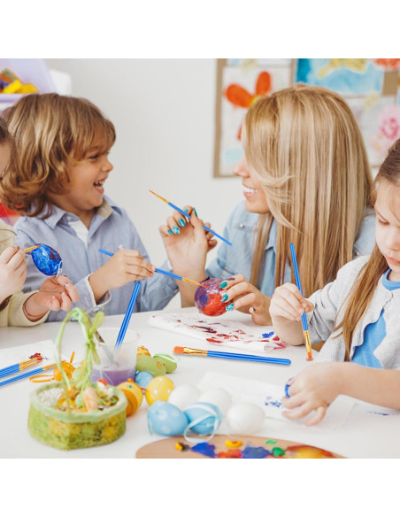 Juego de Pinceles AROIC 10 Piezas Nylon para Pintura