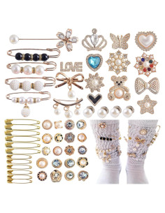 KJML DIY Charms para Calcetines 55 Piezas Accesorios