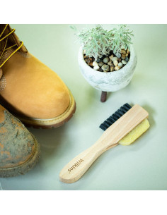 Limpiador de Zapatos de Ante Wilkins - Cepillo 2 en 1 con Goma 2