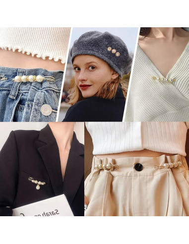 72 Encantos para Zapatillas y Ropa - Broches de Perlas y Rhinestones