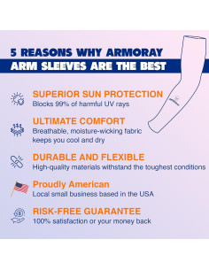 Mangas para brazos ARMORAY SPARTX - Protección UV, Talla Única 2