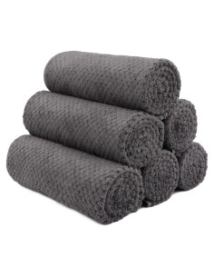 Toallas de Gimnasio HOMEXCEL 6 Piezas Microfibra 40x68 cm