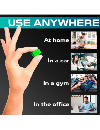 Ejercitador de Mandíbula MHH 8 Piezas con 4 Niveles de Resistencia