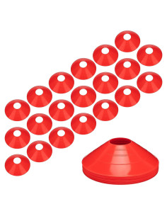 Conos de Disco de Entrenamiento BiAnYC 20 Piezas Rojo