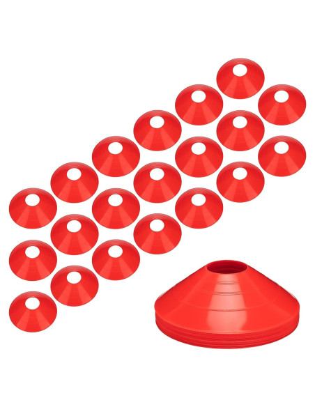 Conos de Disco de Entrenamiento BiAnYC 20 Piezas Rojo